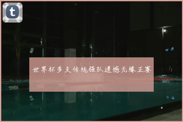 世界杯多支传统强队遗憾无缘正赛