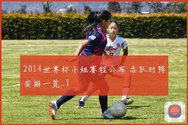 2014世界杯小组赛程公布 各队对阵安排一览_1